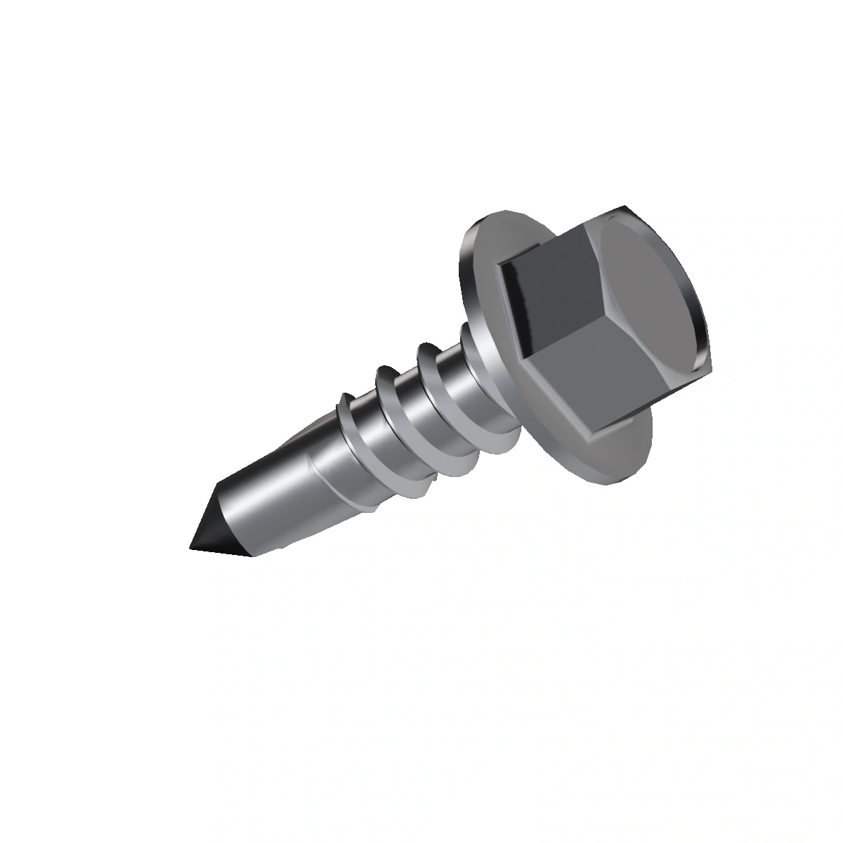 Hex Flange Self-Drilling Screw with Aluminium EPDM Bonded Washer ISO 15480