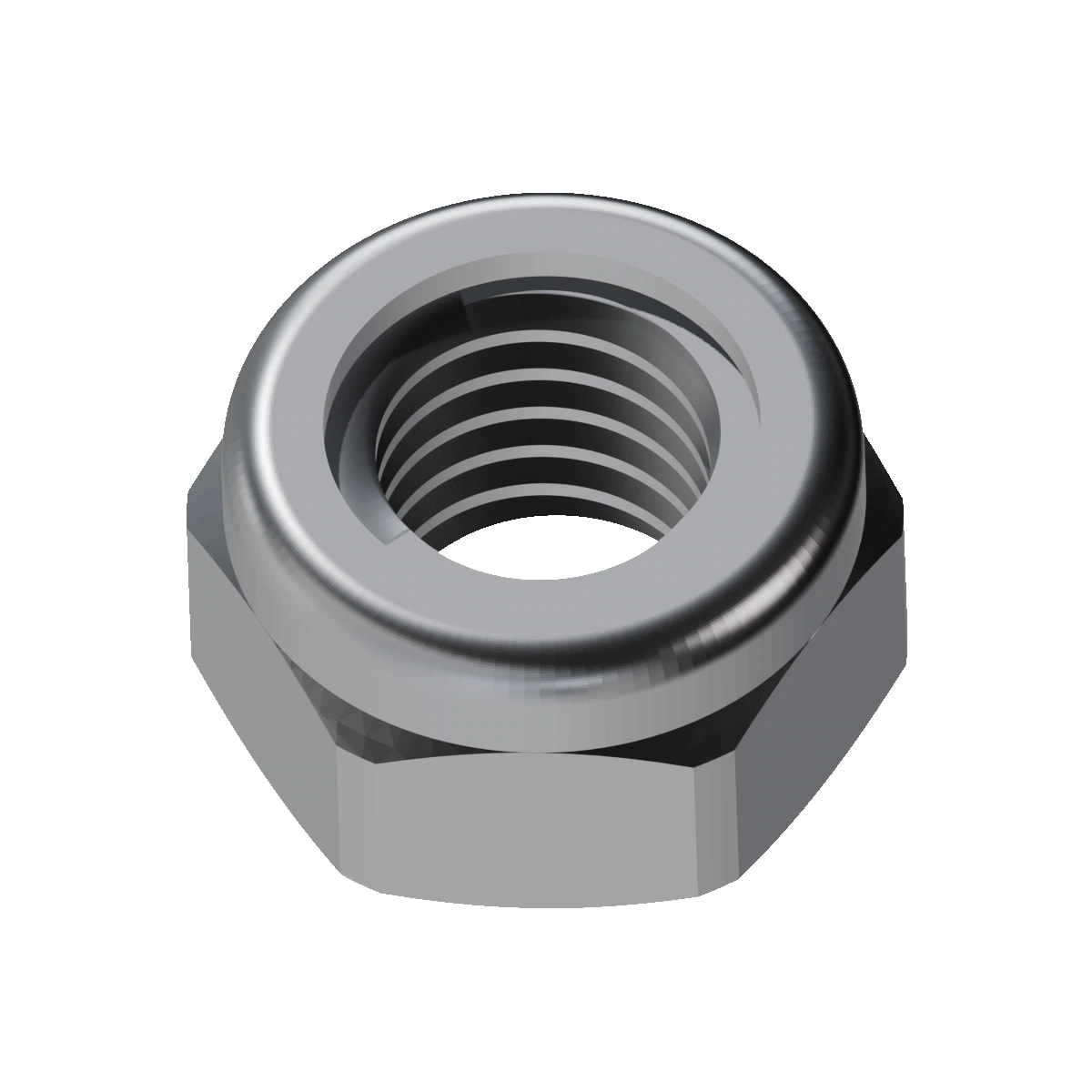 Nylock Hex Nut DIN 985