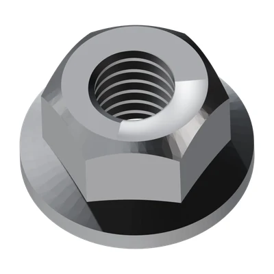 All-Metal Prevailing Torque Hex Flange Nut DIN 6927 M6, overview