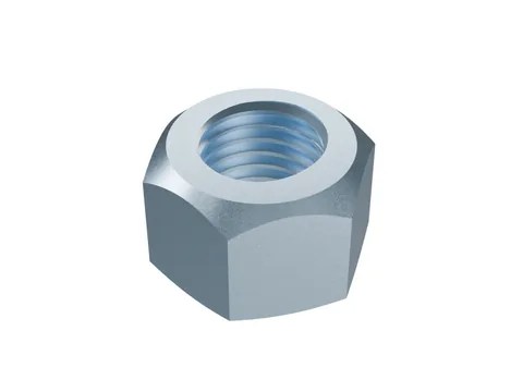 All-Metal Prevailing Torque Nut ISO 7042 M20, zinc plated