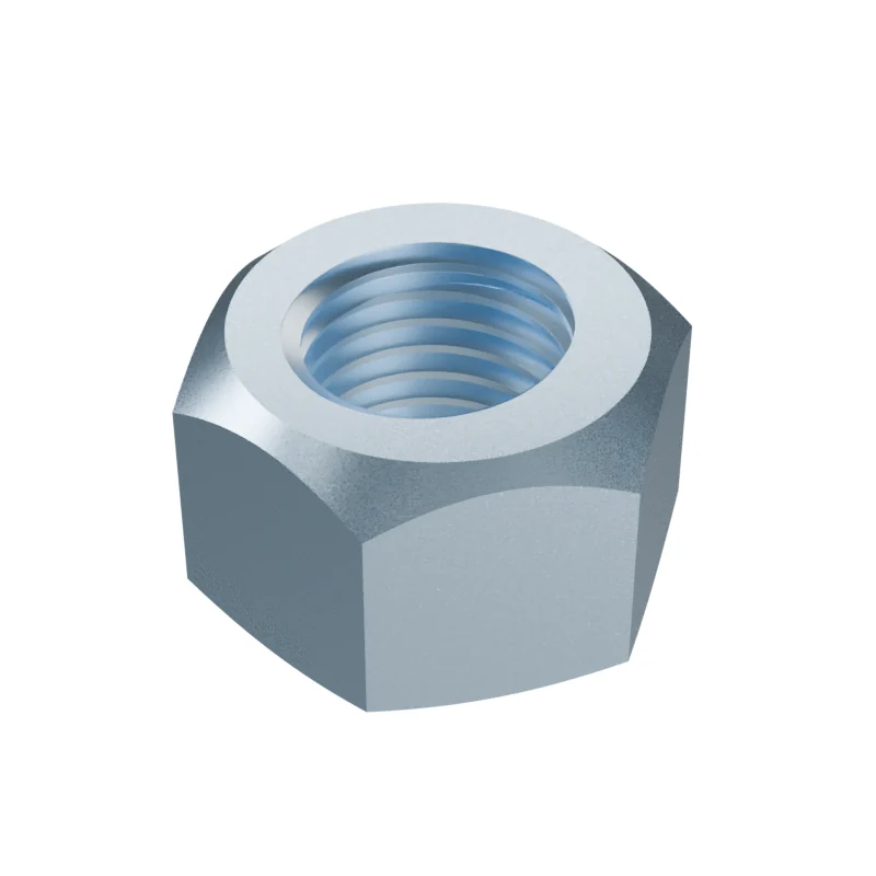 All-Metal Prevailing Torque Nut ISO 7042 M30, zinc plated