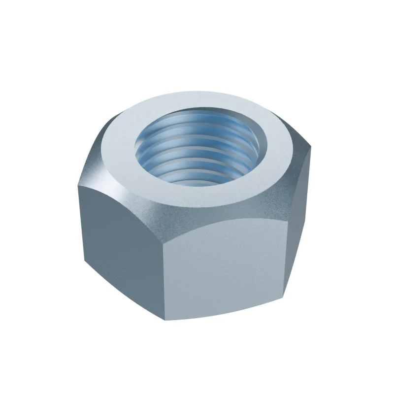 All-Metal Prevailing Torque Nut ISO 7042 M36, zinc plated