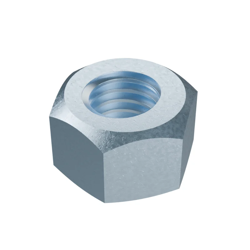 All-Metal Prevailing Torque Nut ISO 7042 M5, zinc plated