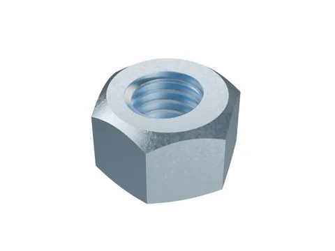 All-Metal Prevailing Torque Nut ISO 7042 M5, zinc plated