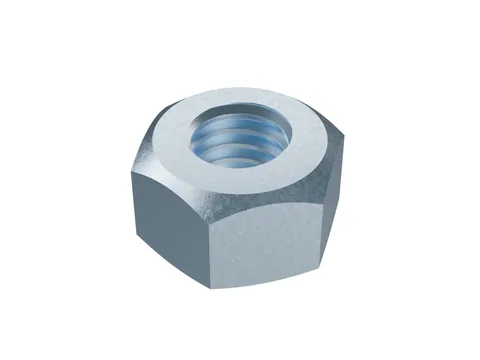 All-Metal Prevailing Torque Nut ISO 7042 M6, zinc plated