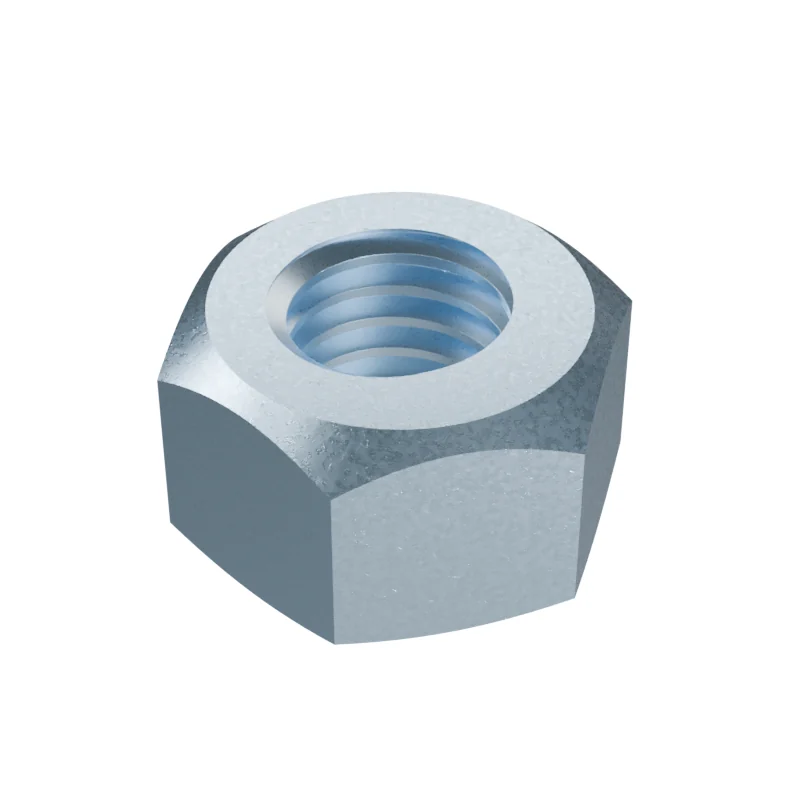 All-Metal Prevailing Torque Nut ISO 7042 M8, zinc plated