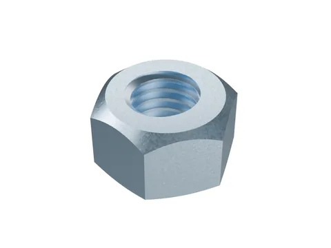 All-Metal Prevailing Torque Nut ISO 7042 M8, zinc plated