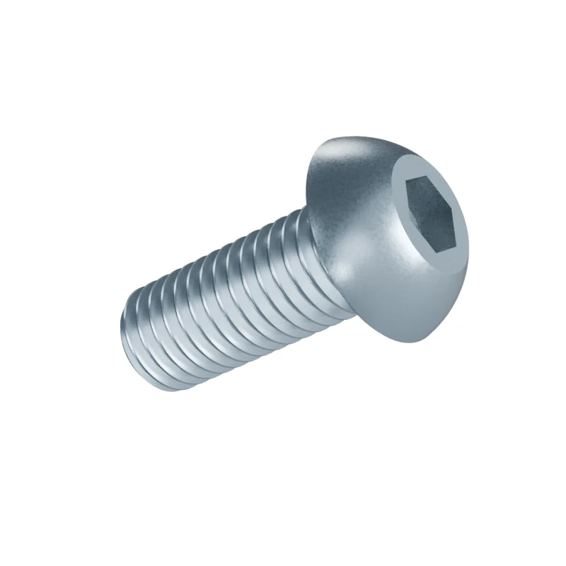 Button Head Socket Screw ISO 7380-1 M10 × 25, zinc plated