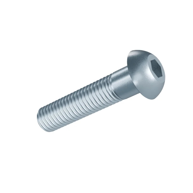 Button Head Socket Screw ISO 7380-1 M10 × 45, zinc plated