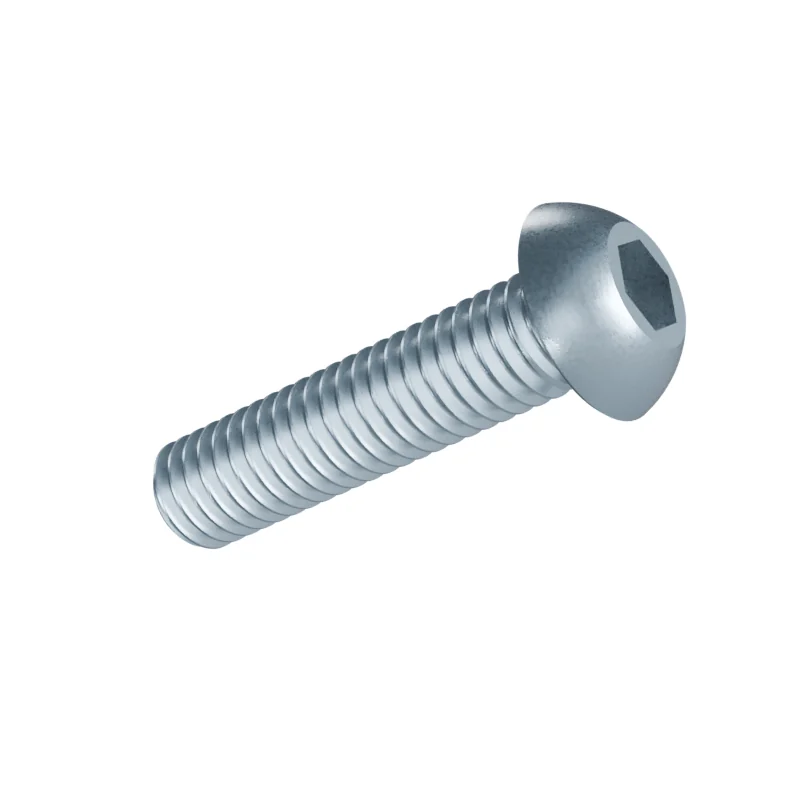 Button Head Socket Screw ISO 7380-1 M6 × 25, zinc plated