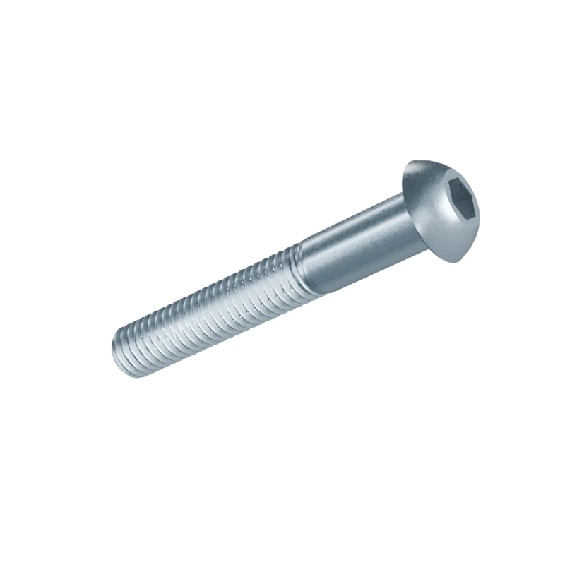 Button Head Socket Screw ISO 7380-1 M6 × 40, zinc plated