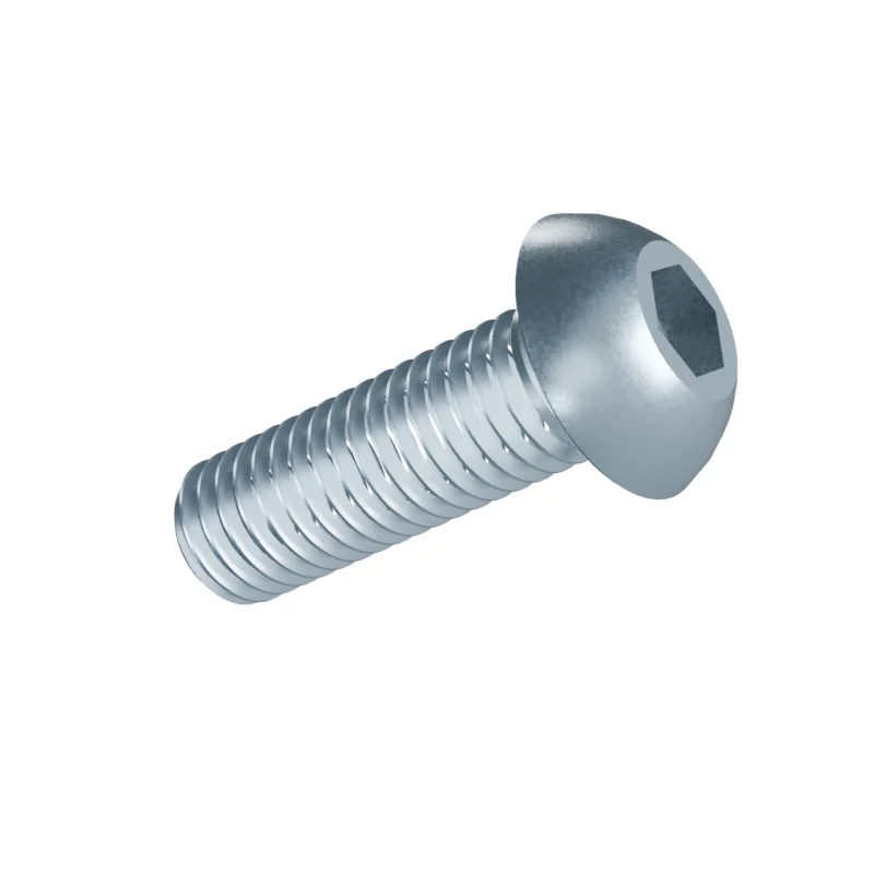 Button Head Socket Screw ISO 7380-1 M8 × 25, zinc plated