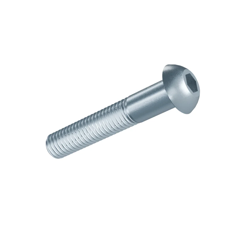 Button Head Socket Screw ISO 7380-1 M8 × 45, zinc plated