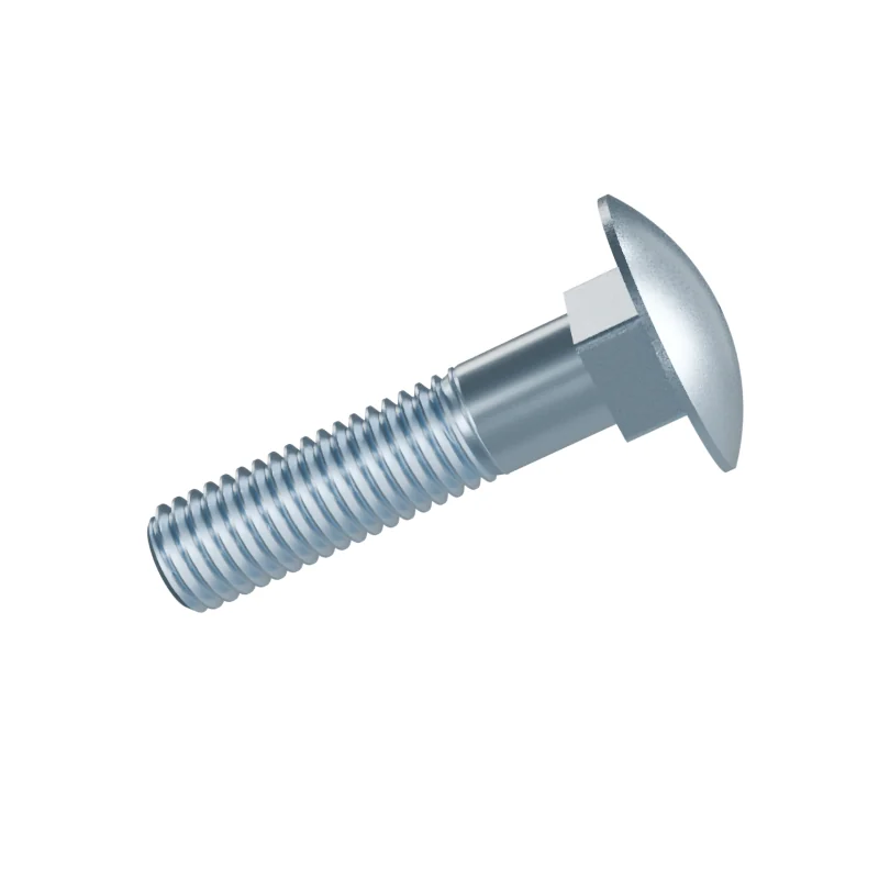 Carriage Bolt DIN 603 M10 × 45, zinc plated