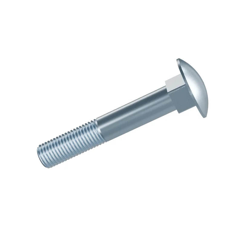 Carriage Bolt DIN 603 M16 × 100, zinc plated