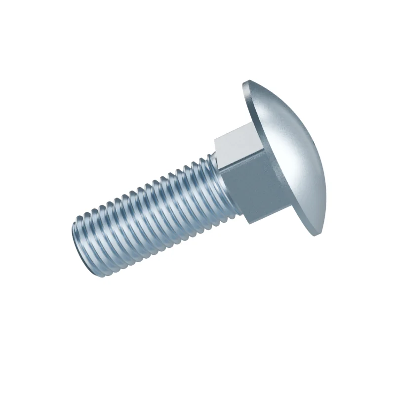 Carriage Bolt DIN 603 M16 × 50, zinc plated