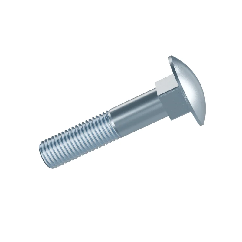 Carriage Bolt DIN 603 M16 × 80, zinc plated