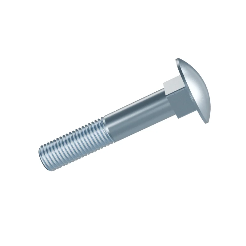 Carriage Bolt DIN 603 M16 × 90, zinc plated