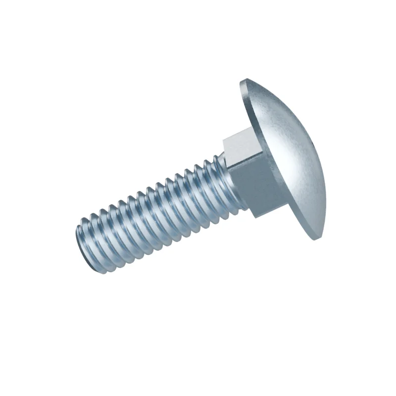 Carriage Bolt DIN 603 M6 × 20, zinc plated
