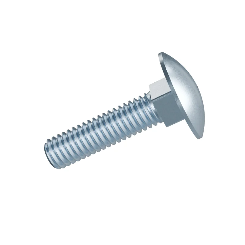 Carriage Bolt DIN 603 M6 × 25, zinc plated