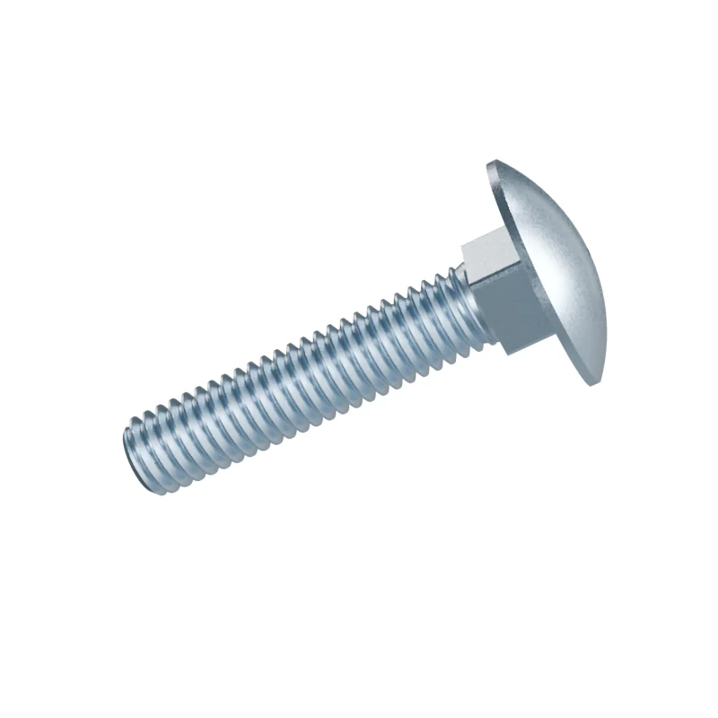 Carriage Bolt DIN 603 M6 × 30, zinc plated