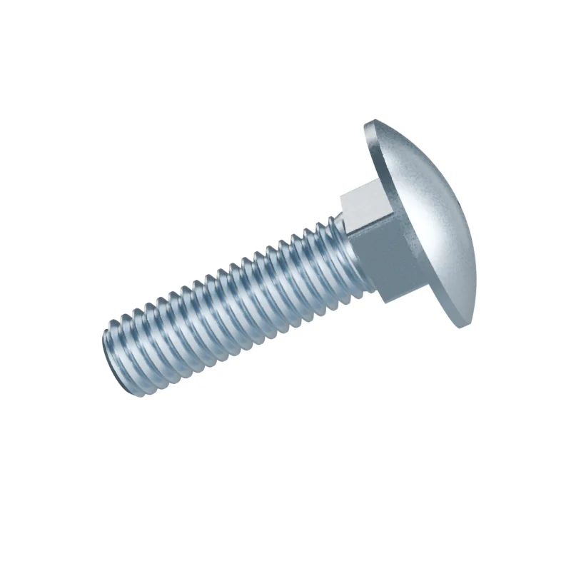 Carriage Bolt DIN 603 M8 × 30, zinc plated