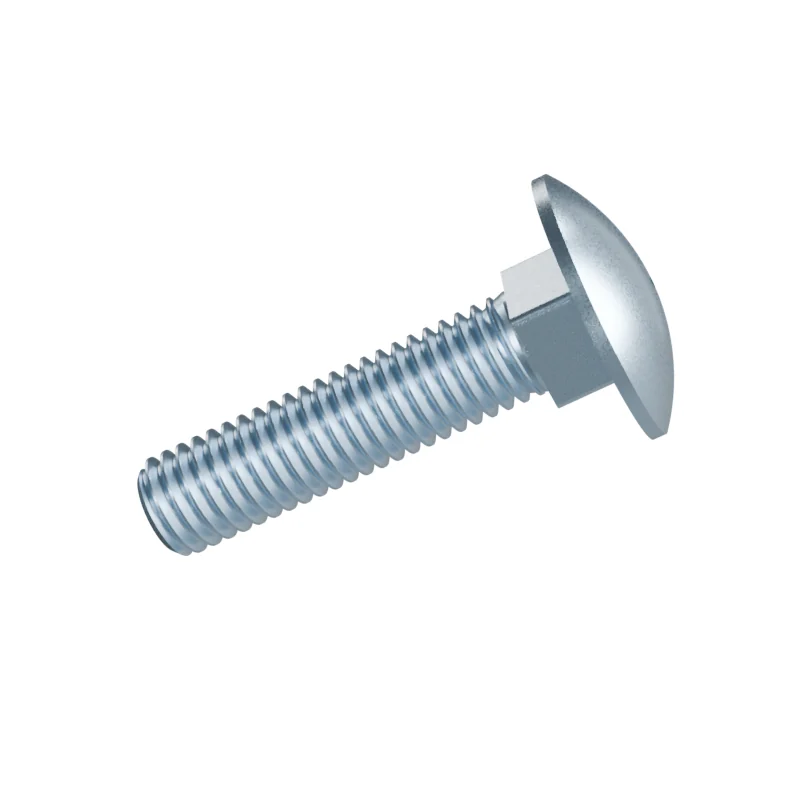 Carriage Bolt DIN 603 M8 × 35, zinc plated