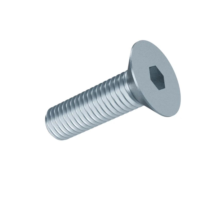 Countersunk Socket Head Screw DIN 7991 M10 × 35, zinc plated