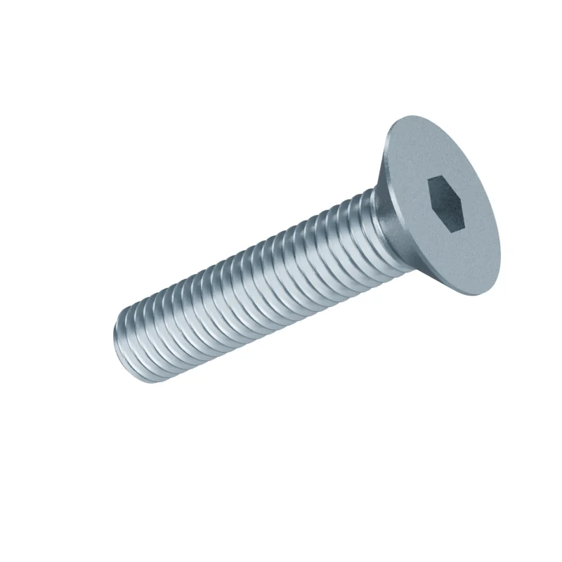 Countersunk Socket Head Screw DIN 7991 M10 × 45, zinc plated