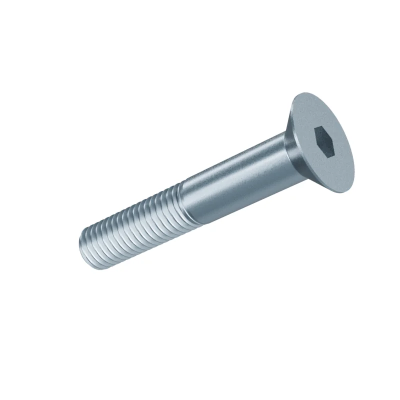 Countersunk Socket Head Screw DIN 7991 M10 × 60, zinc plated