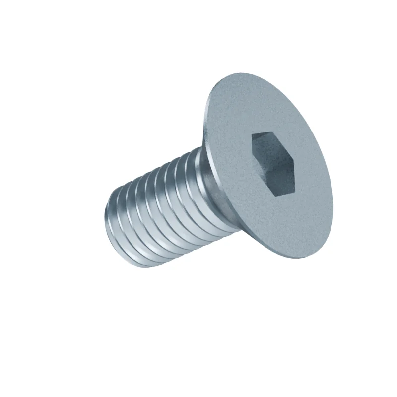 Countersunk Socket Head Screw DIN 7991 M12 × 25, zinc plated