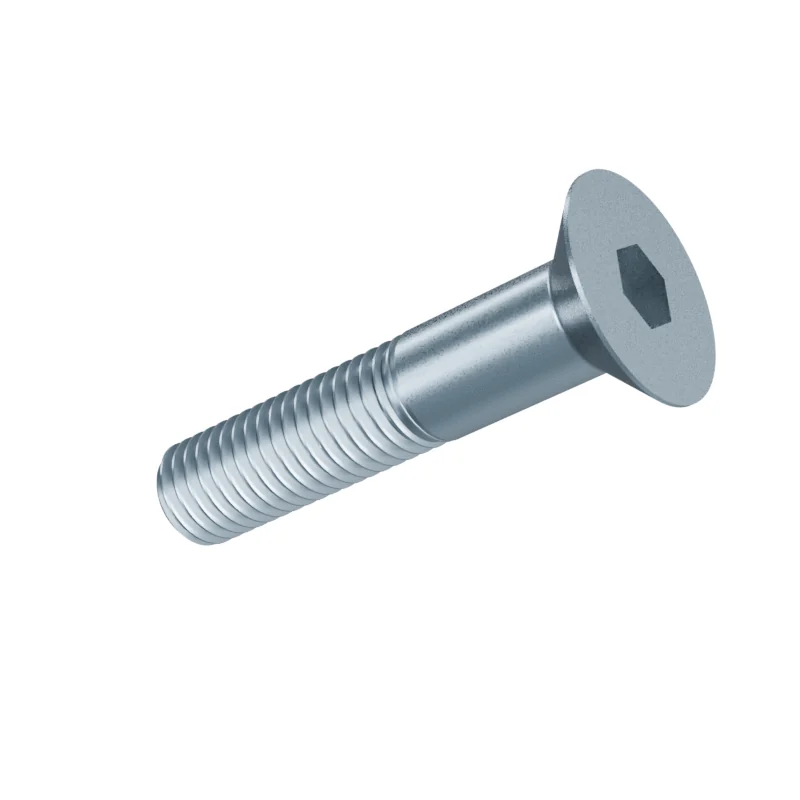 Countersunk Socket Head Screw DIN 7991 M12 × 60, zinc plated