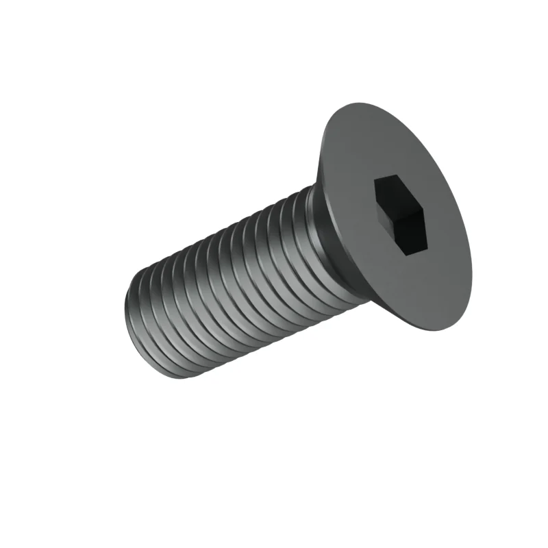 Countersunk Socket Head Screw DIN 7991 M20 × 50, plain steel