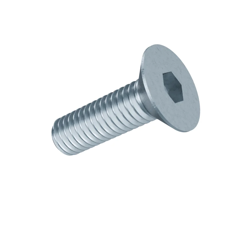 Countersunk Socket Head Screw DIN 7991 M3 × 10, zinc plated