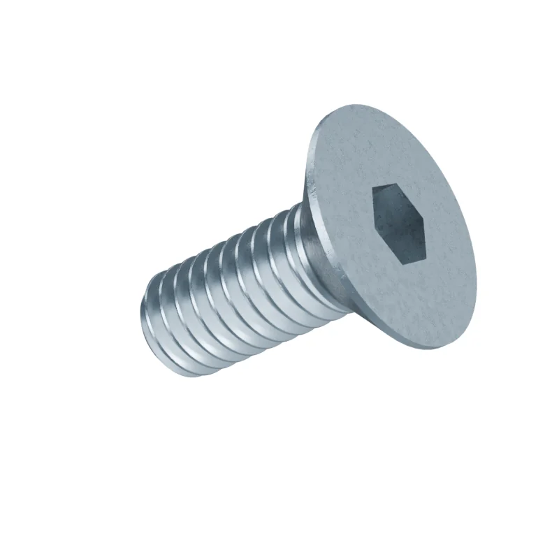 Countersunk Socket Head Screw DIN 7991 M4 × 10, zinc plated
