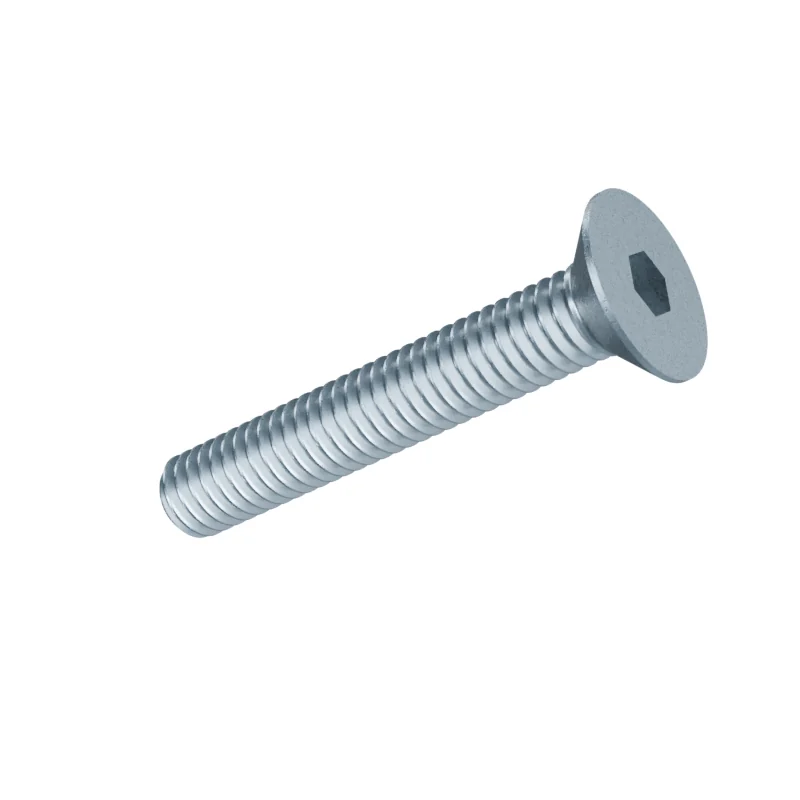 Countersunk Socket Head Screw DIN 7991 M4 × 25, zinc plated