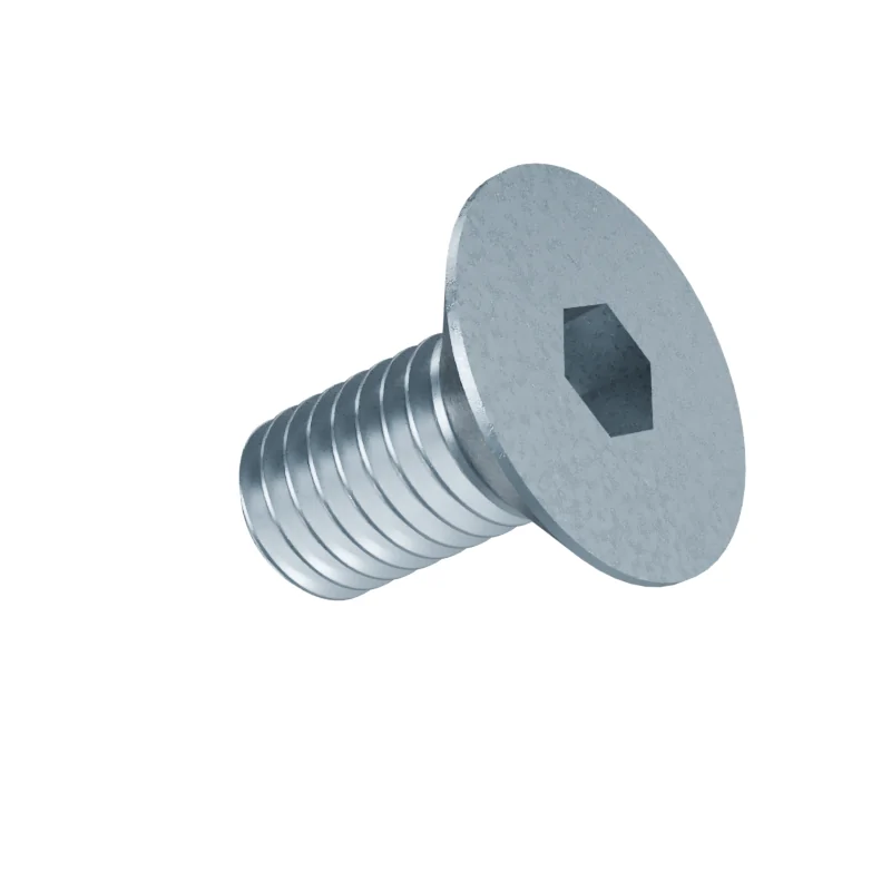 Countersunk Socket Head Screw DIN 7991 M5 × 10, zinc plated