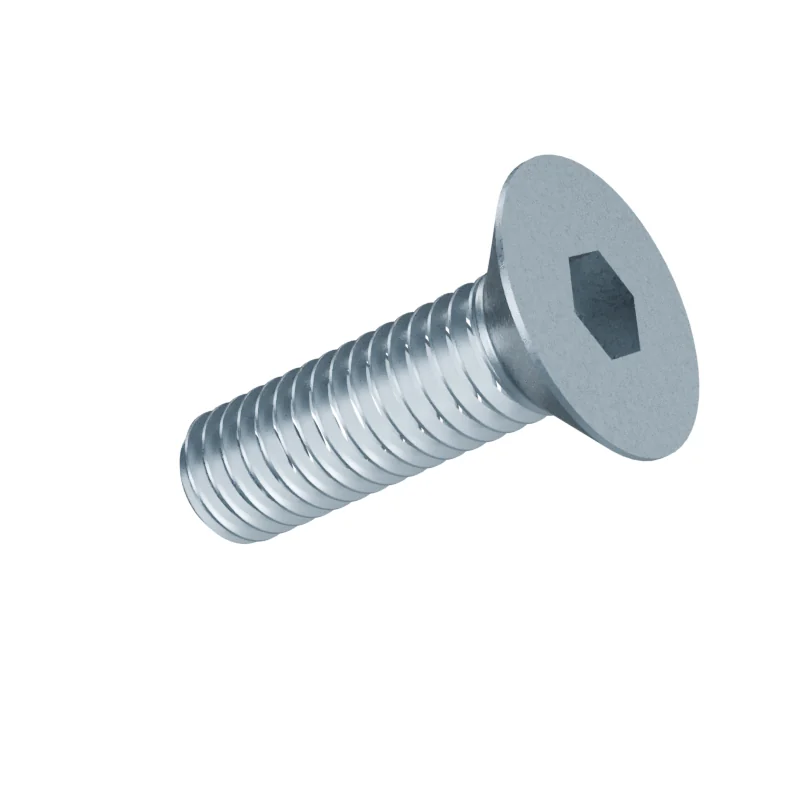 Countersunk Socket Head Screw DIN 7991 M6 × 20, zinc plated