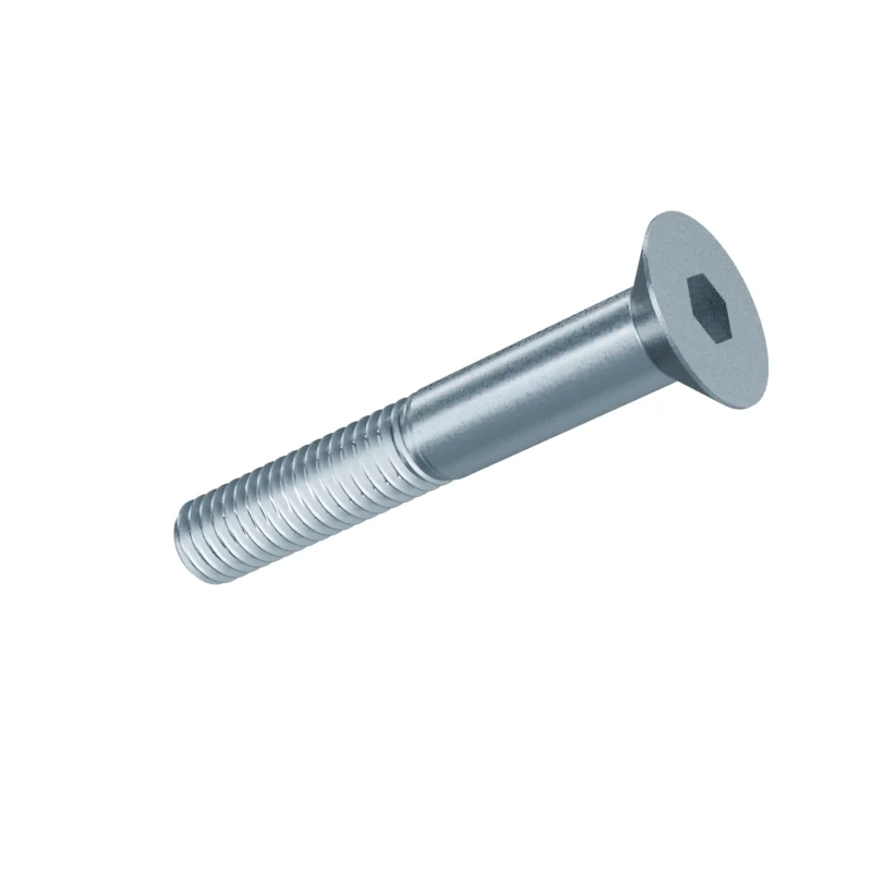Countersunk Socket Head Screw DIN 7991 M6 × 40, zinc plated