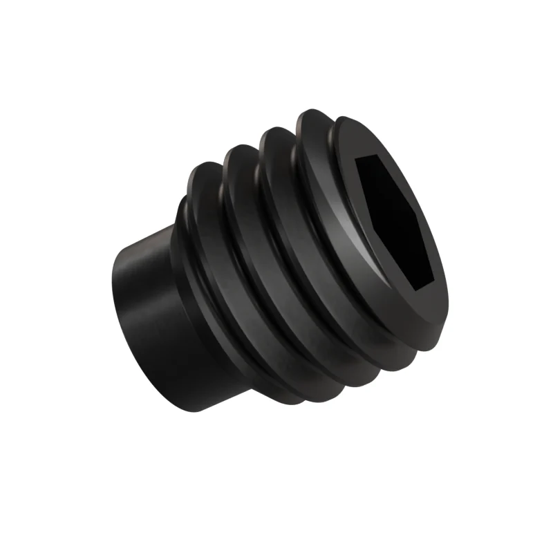Dog Point Set Screw ISO 4028 M10 × 10, black oxide