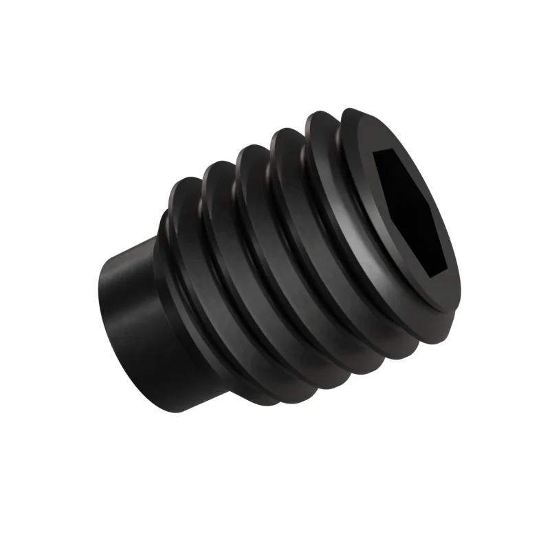 Dog Point Set Screw ISO 4028 M10 × 12, black oxide