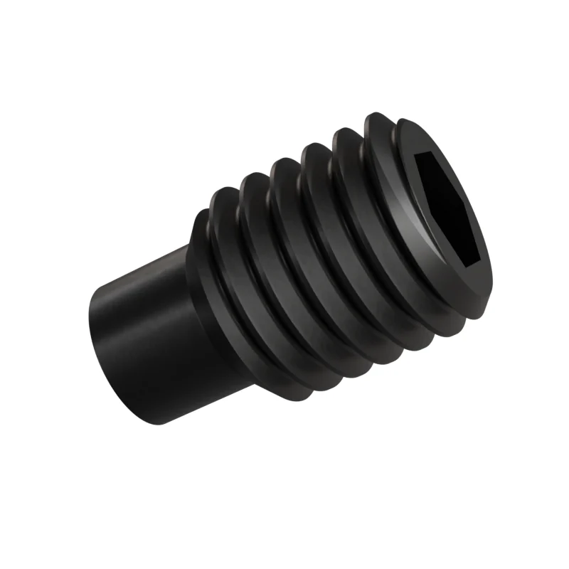 Dog Point Set Screw ISO 4028 M10 × 16, black oxide