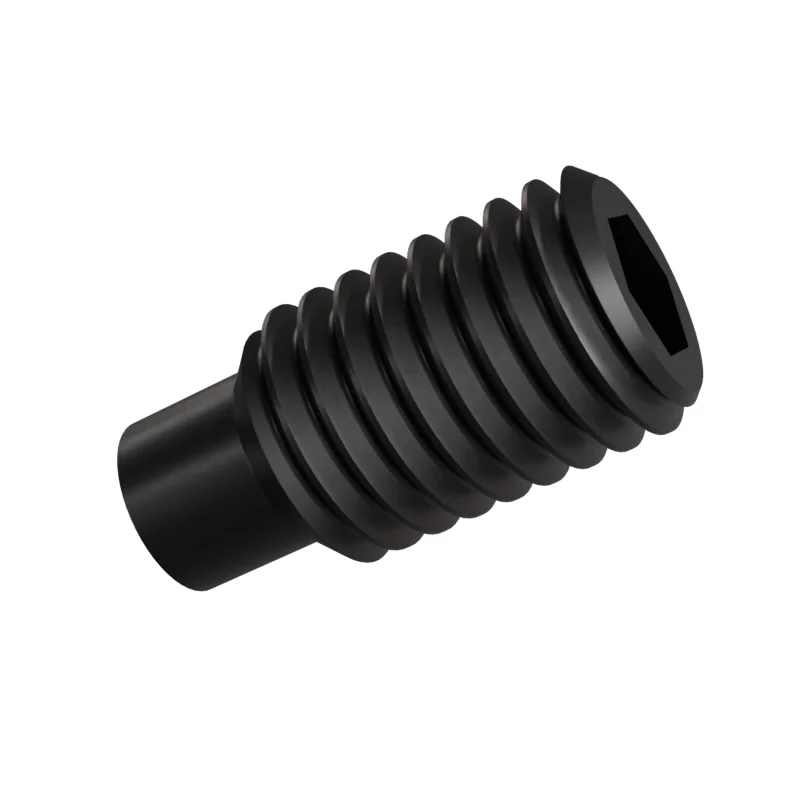 Dog Point Set Screw ISO 4028 M10 × 20, black oxide