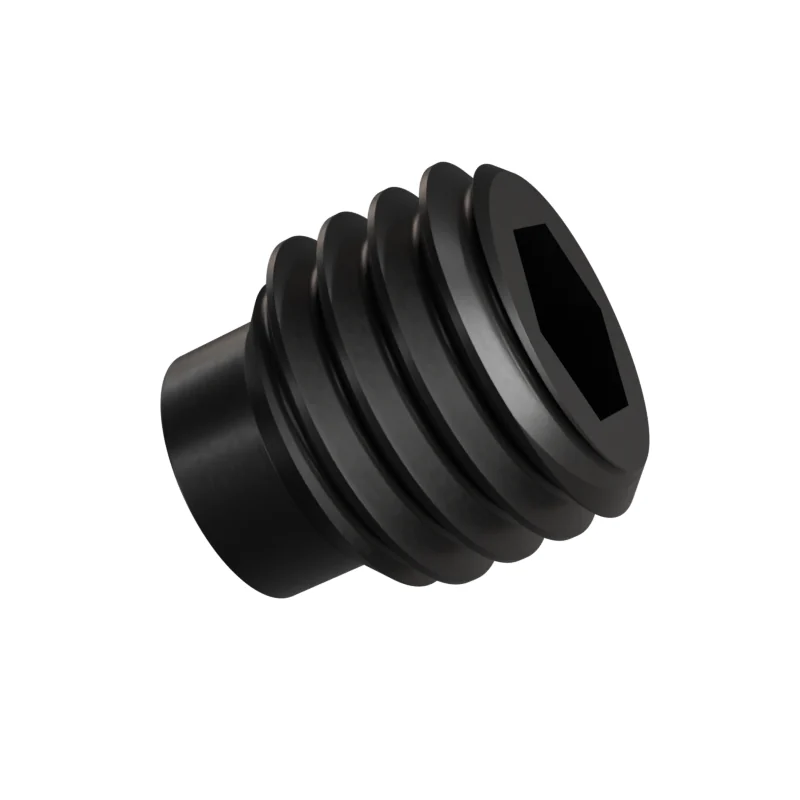 Dog Point Set Screw ISO 4028 M12 × 12, black oxide