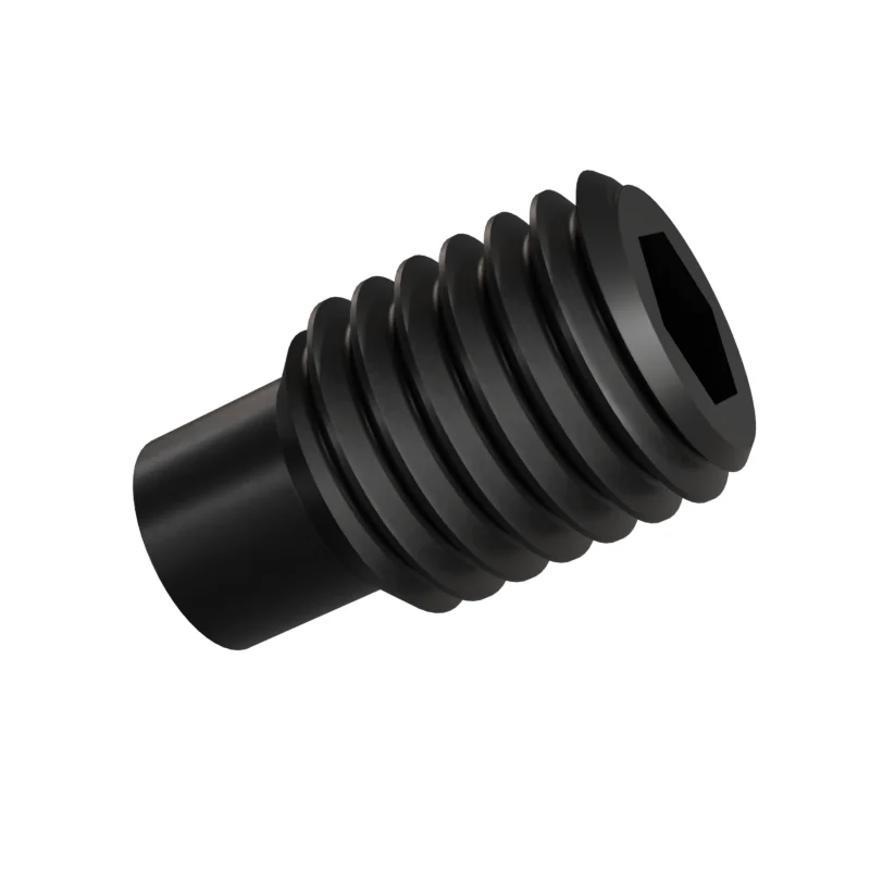Dog Point Set Screw ISO 4028 M12 × 20, black oxide