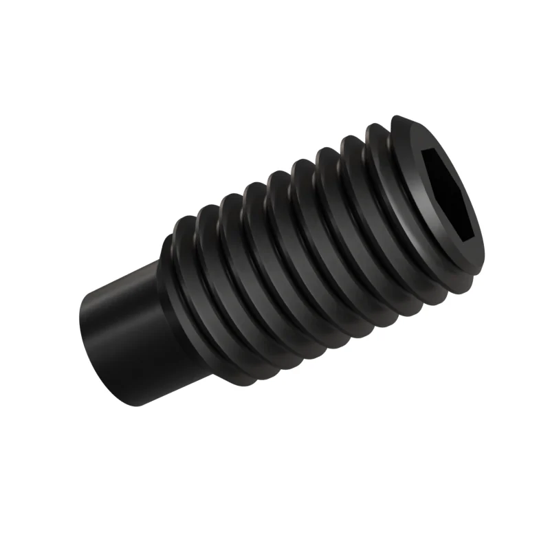 Dog Point Set Screw ISO 4028 M12 × 25, black oxide