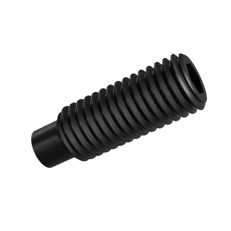 Dog Point Set Screw ISO 4028 M12 × 35, black oxide