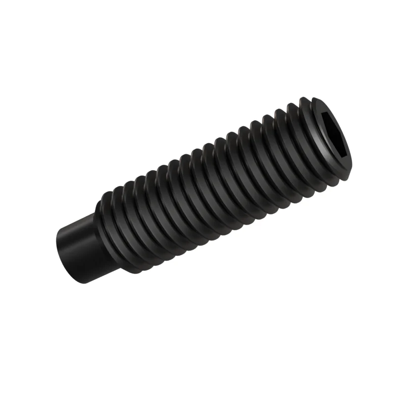 Dog Point Set Screw ISO 4028 M12 × 40, black oxide