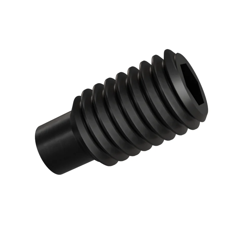 Dog Point Set Screw ISO 4028 M5 × 10, black oxide