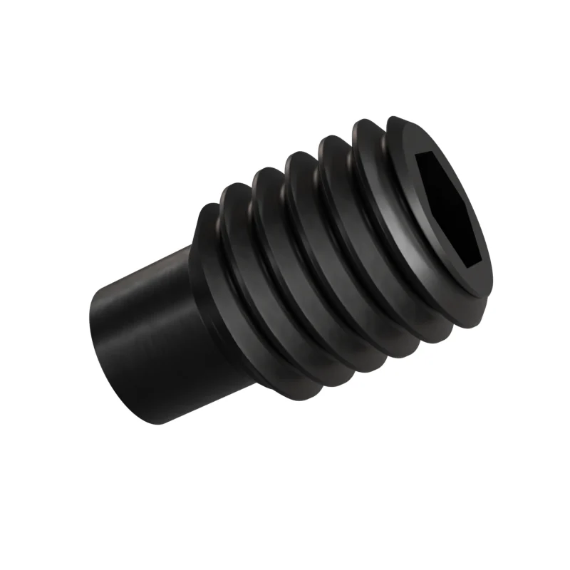 Dog Point Set Screw ISO 4028 M5 × 8, black oxide